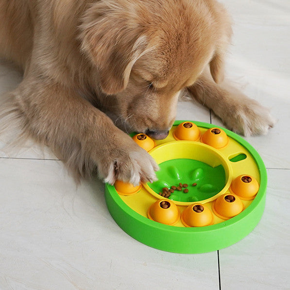 Dog Interactive Slow Feader to Increase Puppy IQ with non-slip technology