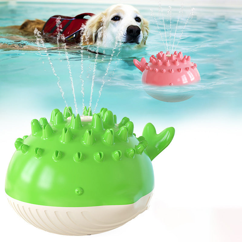 6-In-1 Floating Spraying Dog Water Toy