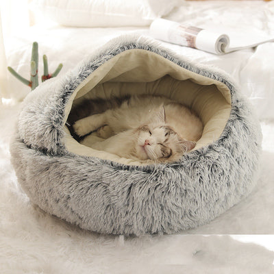 "Anti-Anxiety Plush Round Bed – Ultimate Comfort & Stress Relief for Pets"