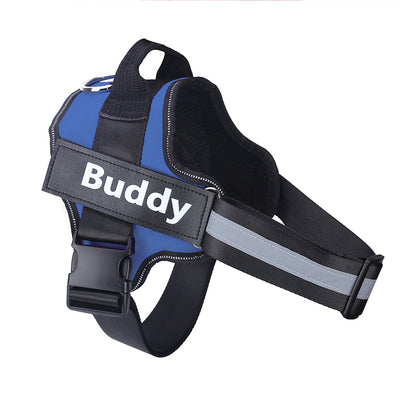 Adjustable Dog Harness with Breathable and Reflective Technology