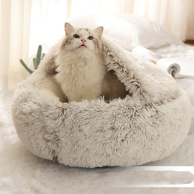 "Anti-Anxiety Plush Round Bed – Ultimate Comfort & Stress Relief for Pets"