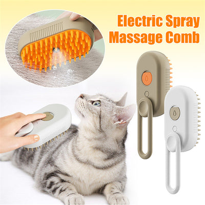 Cat & Dog Vapor Hair Remover Massage Brush steam lint