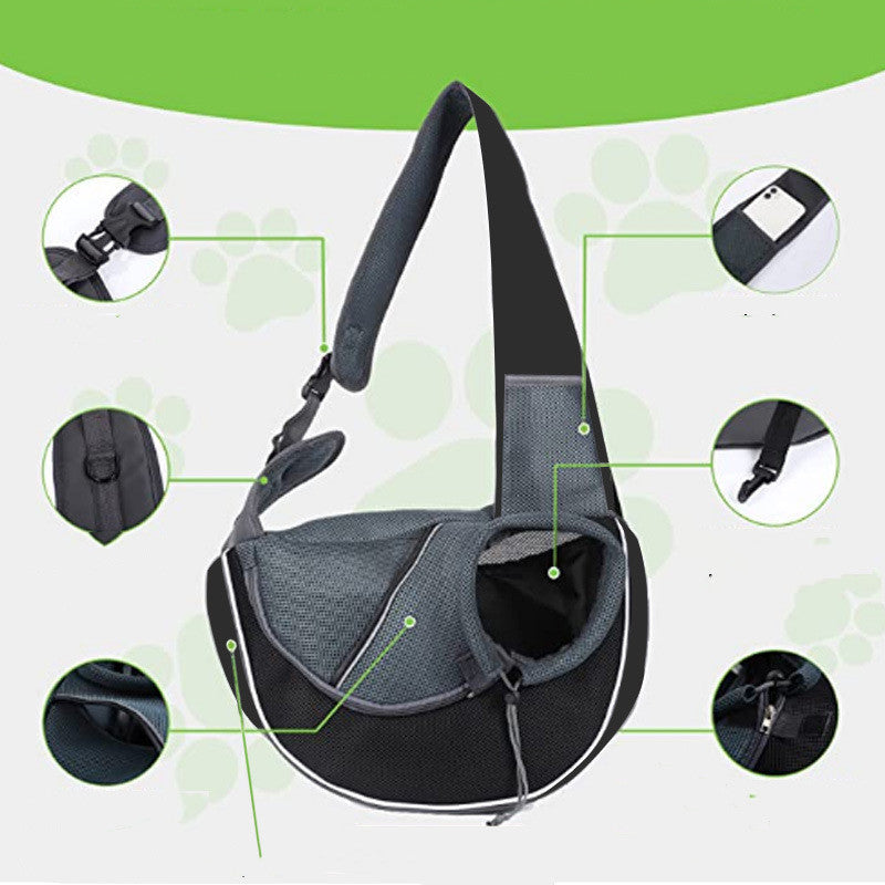 Breathable Carrier For Small Cats & Dogs. Pet On Adventures!