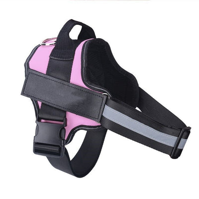 Adjustable Dog Harness with Breathable and Reflective Technology