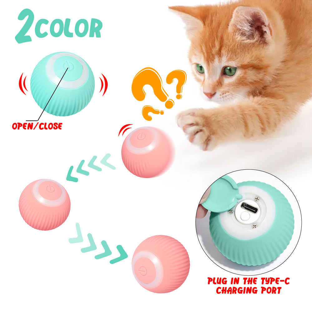 Automatic Rolling ball to Keep your Cat/Dog Busy (Rechargeable)