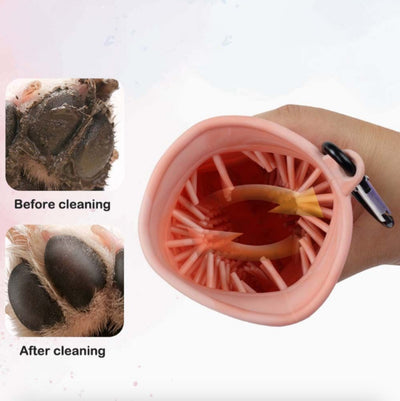 "2-in-1 Dog Paw Cleaner | Keep Your Pet's Paws Clean and Healthy"