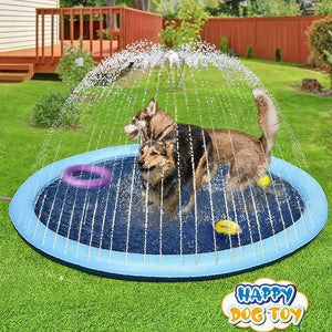 "Durable Non-Slip Splash Pad for Safe Water Fun - Perfect for Kids & Pets"