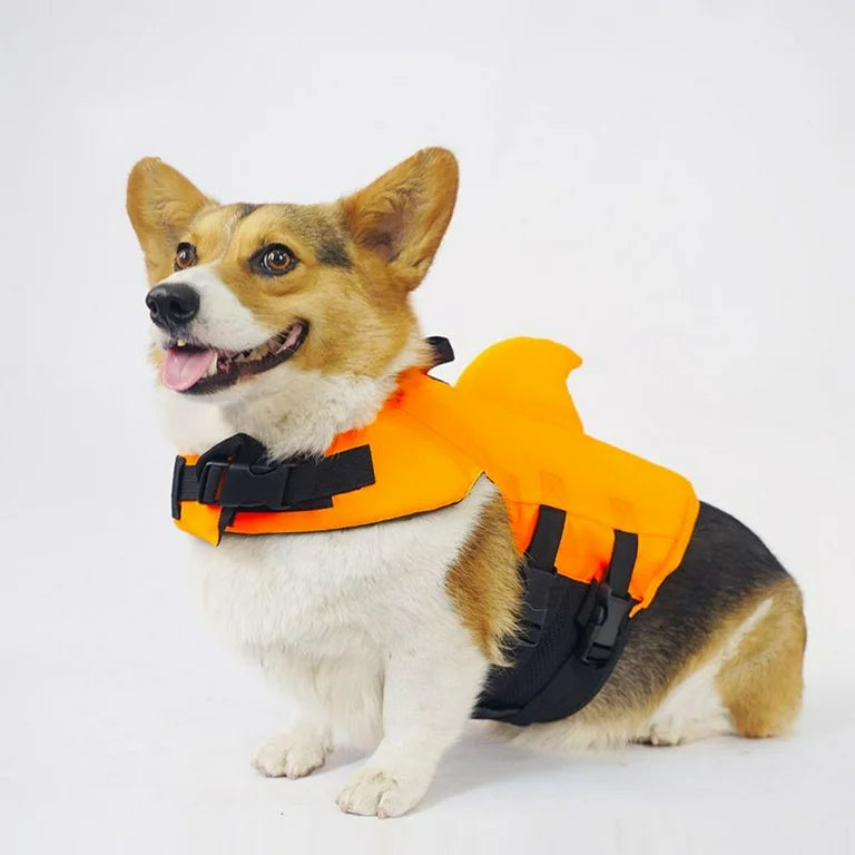 Dog Life Vest Summer Shark Pet Life Jacket