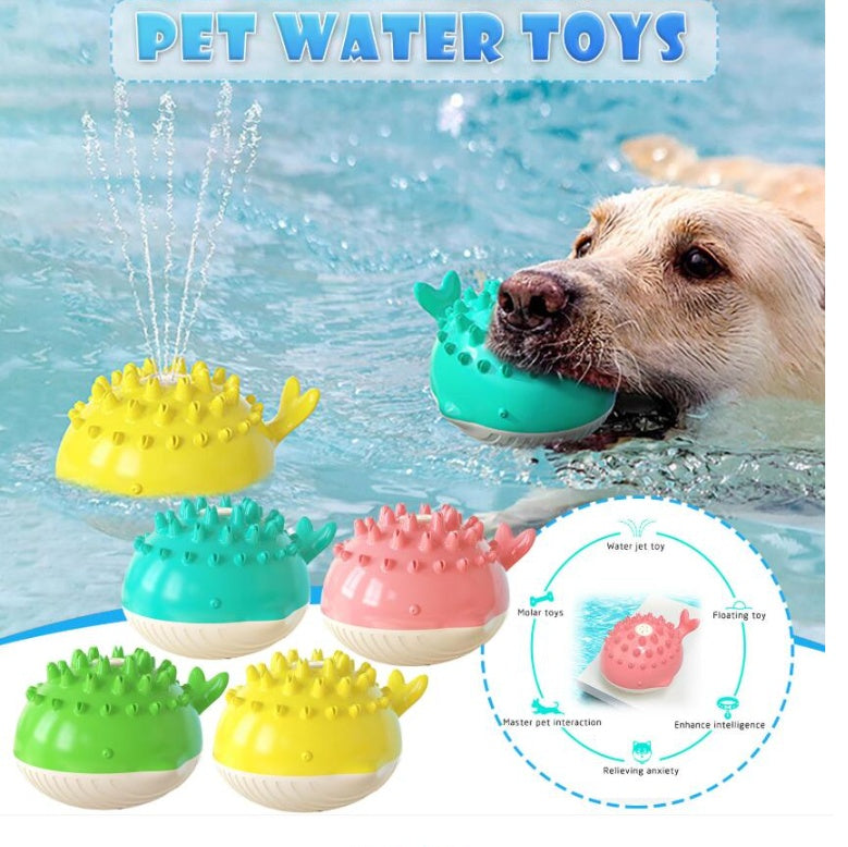 6-In-1 Floating Spraying Dog Water Toy