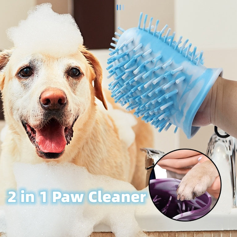 "2-in-1 Dog Paw Cleaner | Keep Your Pet's Paws Clean and Healthy"