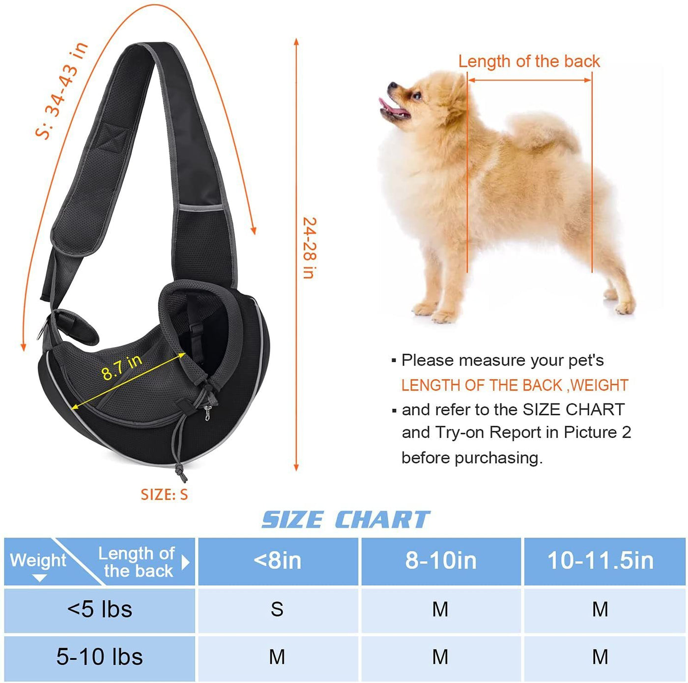 Breathable Carrier For Small Cats & Dogs. Pet On Adventures!